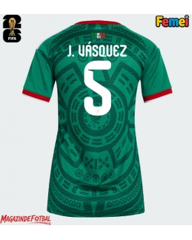 Mexic Johan Vasquez #5 Echipament de Fotbal Replică Mondial 2026 Femei Acasa Mexic Johan Vasquez #5 Echipament de Fotbal Replică Mondial 2026 Femei Acasa